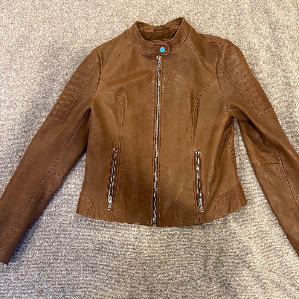 Wilson Genuine Leather Jacket – Women’s size Medium – Brown